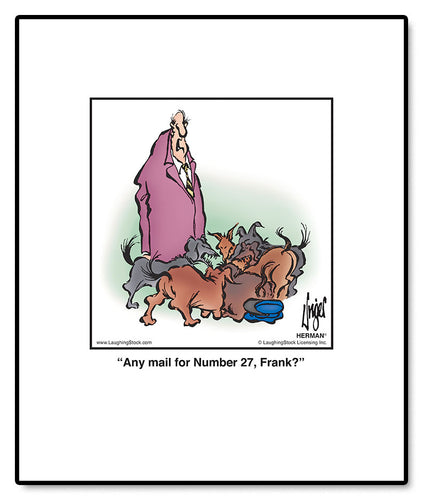 Any mail for Number 27, Frank?
