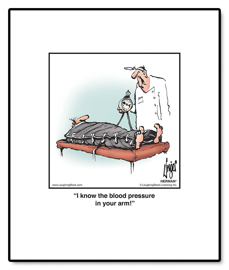 I know the blood pressure in your arm!