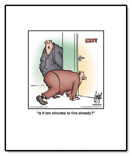 Is it ten minutes to five already?