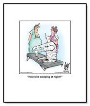 Load image into Gallery viewer, How’s he sleeping at night?