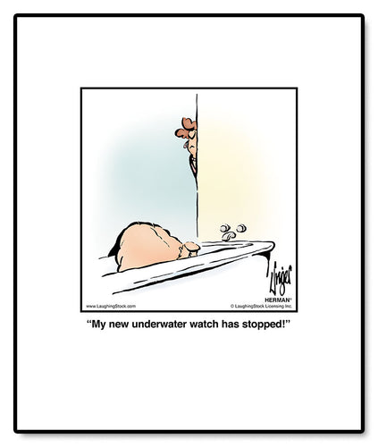 My new underwater watch has stopped!