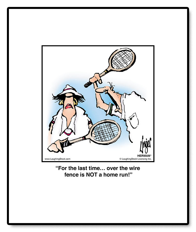 For the last time… over the wire fence is NOT a home run!