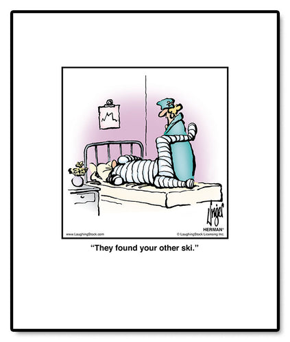 They found your other ski.