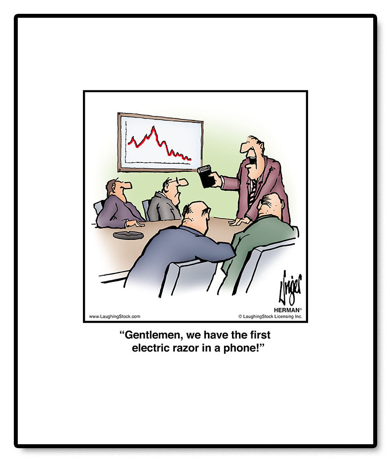 Gentlemen, we have the first electric razor in a phone!