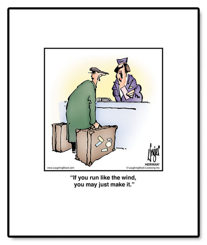 If you run like the wind, you may just make it.