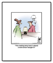 Load image into Gallery viewer, This reading lamp hasn’t uttered a word since I bought it!