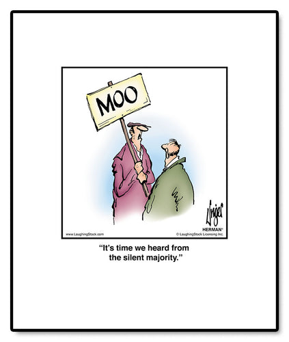 It’s time we heard from the silent majority.