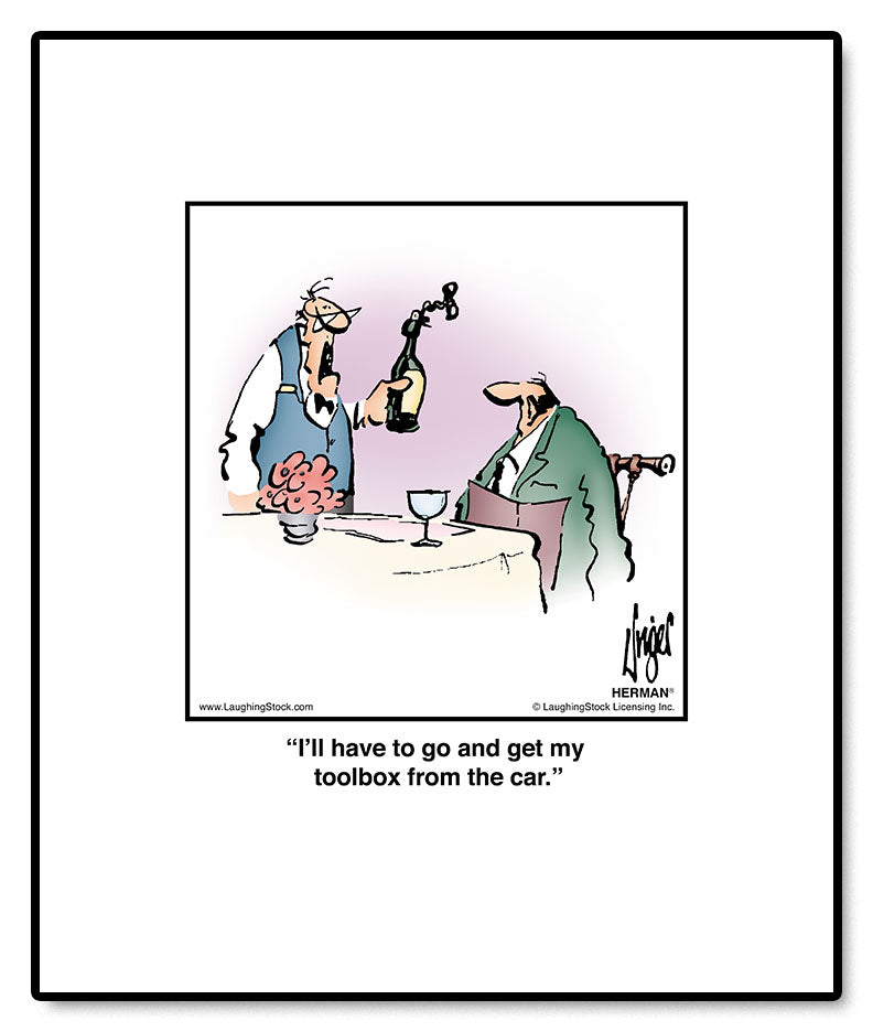 I’ll have to go and get my toolbox from the car.