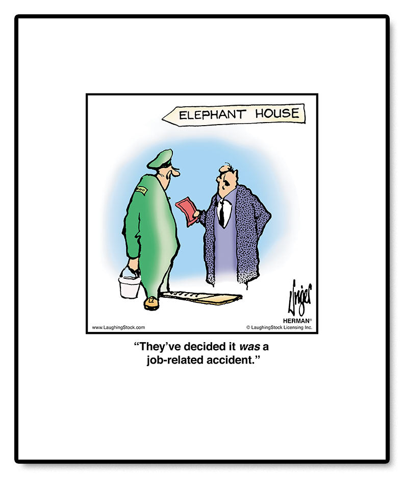 They’ve decided it was a job-related accident.