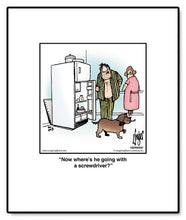 Load image into Gallery viewer, Now where’s he going with a screwdriver?