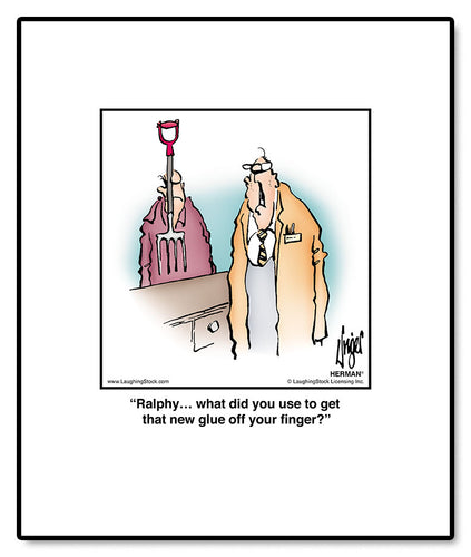 Ralphy… what did you use to get that new glue off your finger?