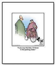 Load image into Gallery viewer, If you buy the bike, I’ll throw in the parking meter.