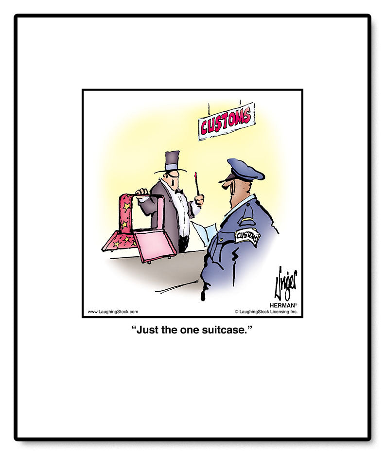 Just the one suitcase.