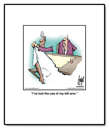 I’ve lost the use of my left arm.