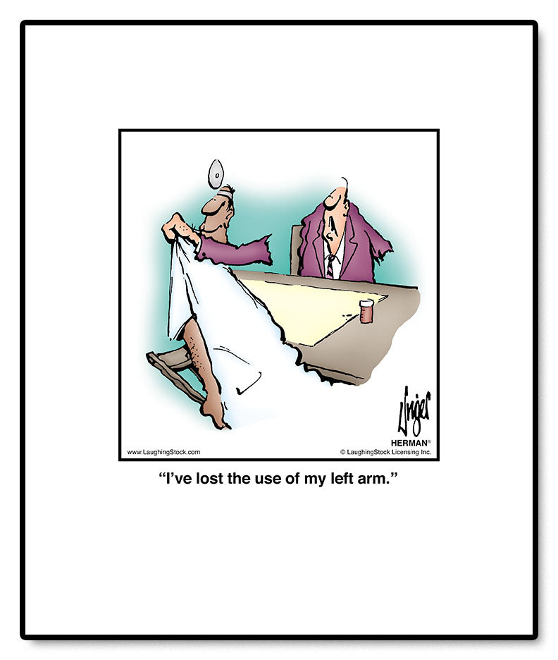 I’ve lost the use of my left arm.