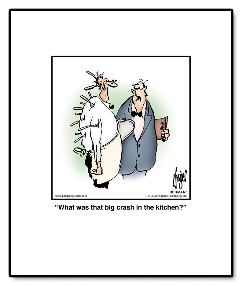 What was that big crash in the kitchen?