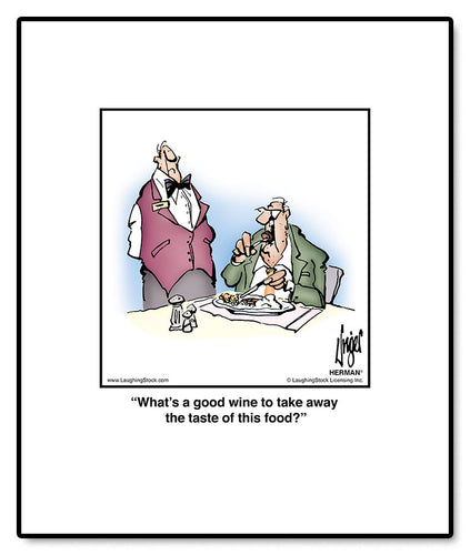 What’s a good wine to take away the taste of this food?