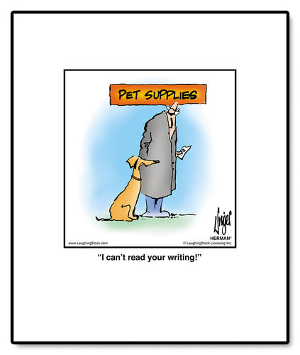 I can’t read your writing!