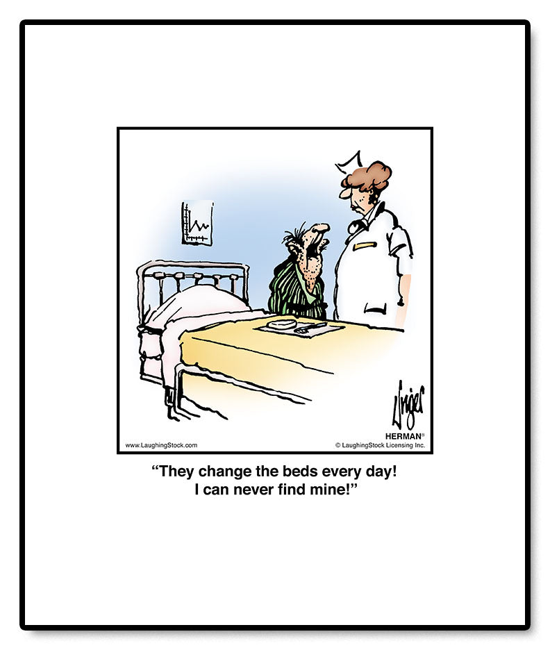 They change the beds every day! I can never find mine!