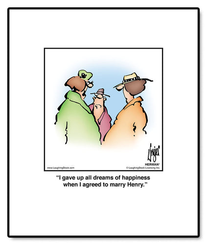 I gave up all dreams of happiness when I agreed to marry Henry.