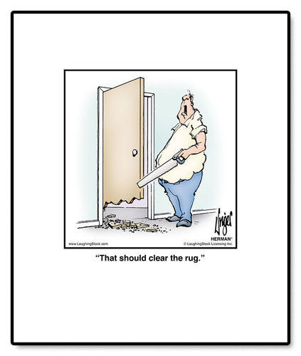 That should clear the rug.