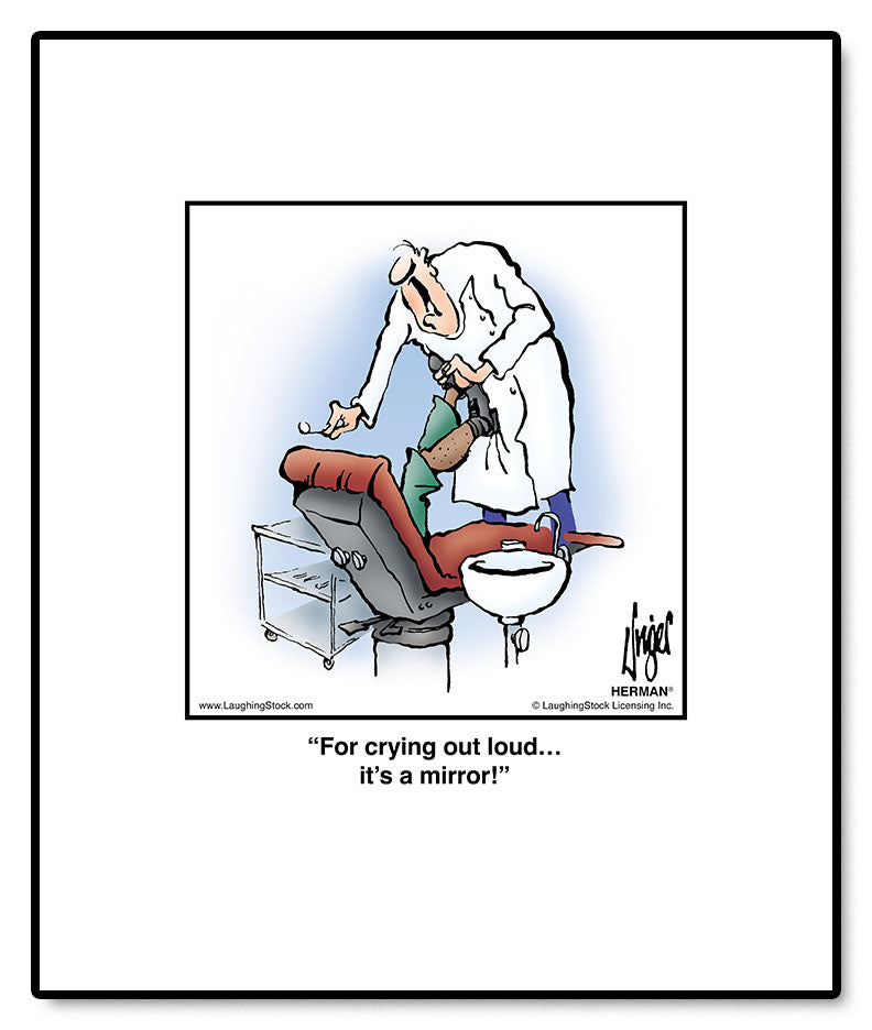 For crying out loud… it’s a mirror!