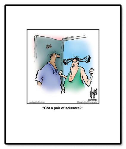 Got a pair of scissors?