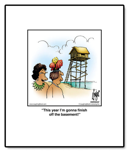 This year I’m gonna finish off the basement!