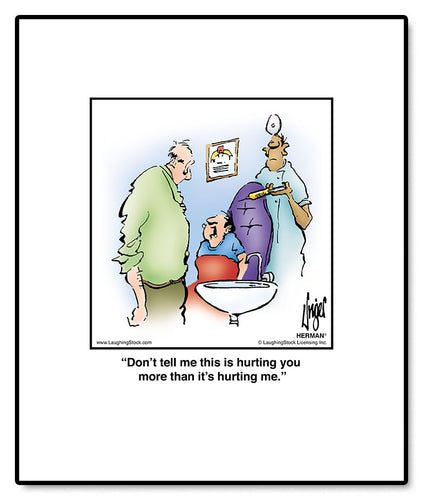 Don’t tell me this is hurting you more than it’s hurting me.