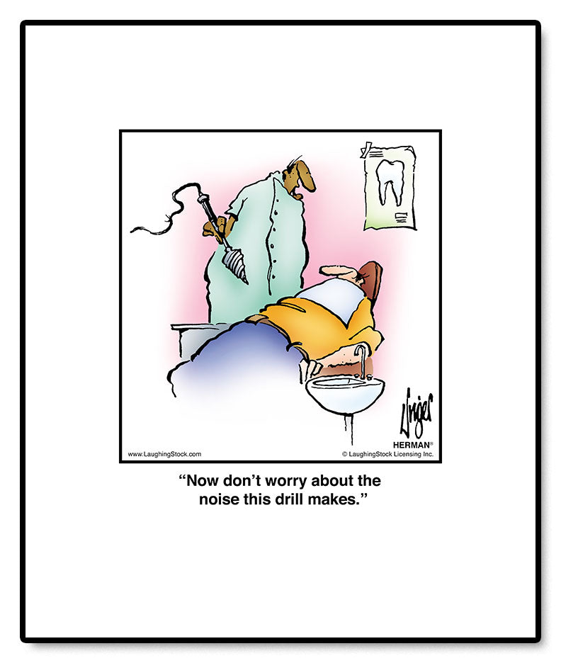 Now don’t worry about the noise this drill makes.