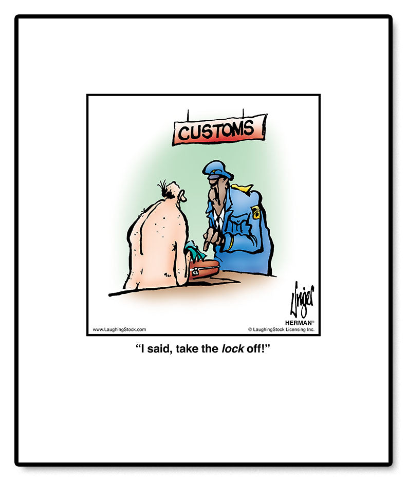 I said, take the lock off!