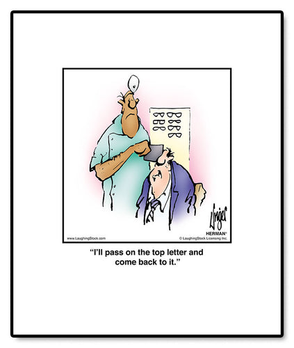 I’ll pass on the top letter and come back to it.