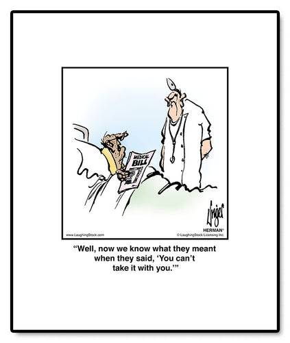 Well, now we know what they meant when they said, ‘You can’t take it with you.’