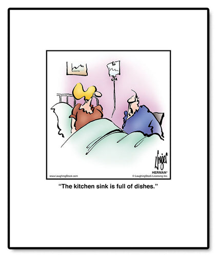 The kitchen sink is full of dishes.