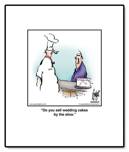 Do you sell wedding cakes by the slice.