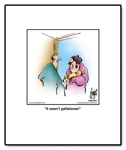 It wasn’t gallstones!