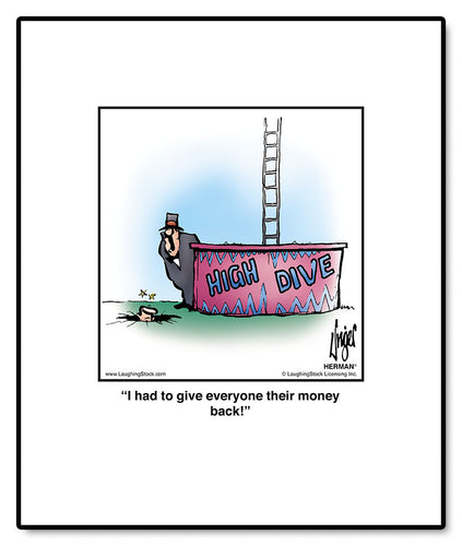 I had to give everyone their money back!