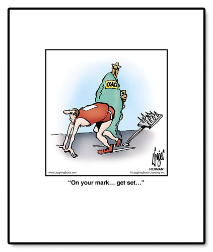 On your mark… get set…