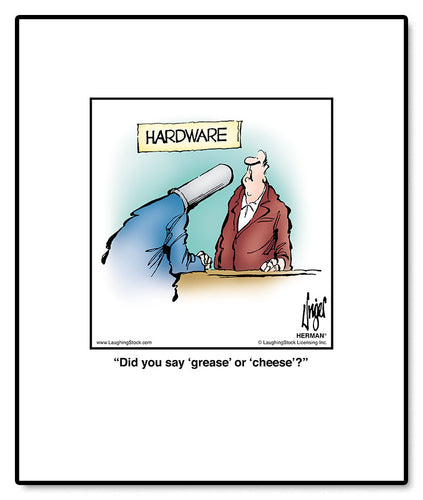 Did you say ‘grease’ or ‘cheese’?