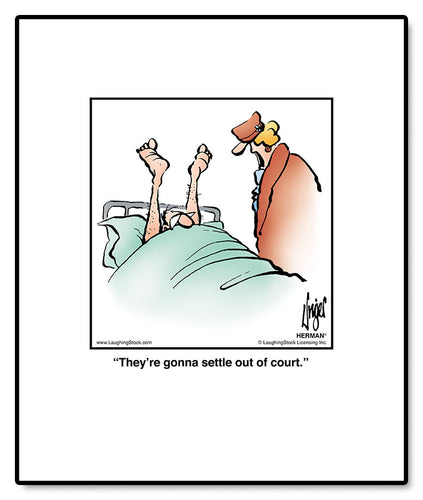 They’re gonna settle out of court.