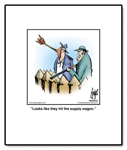 Looks like they hit the supply wagon.