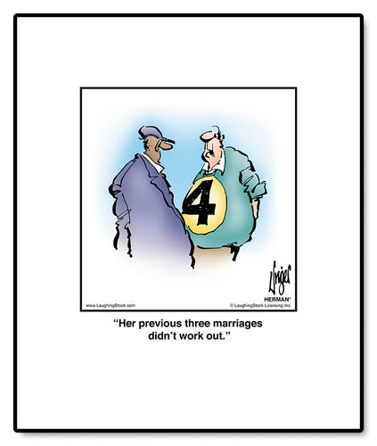 Her previous three marriages didn’t work out.