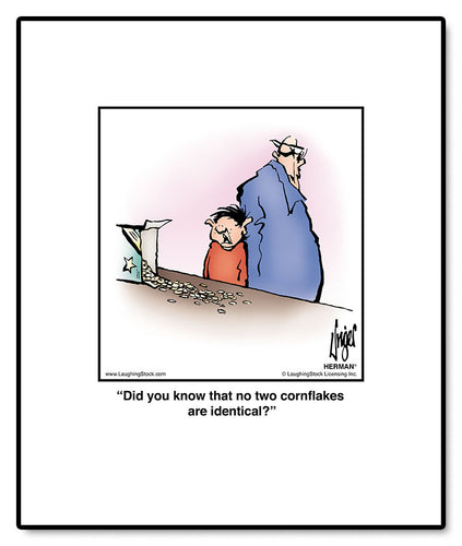 Did you know that no two cornflakes are identical?