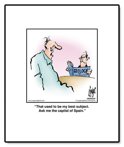 That used to be my best subject. Ask me the capital of Spain.