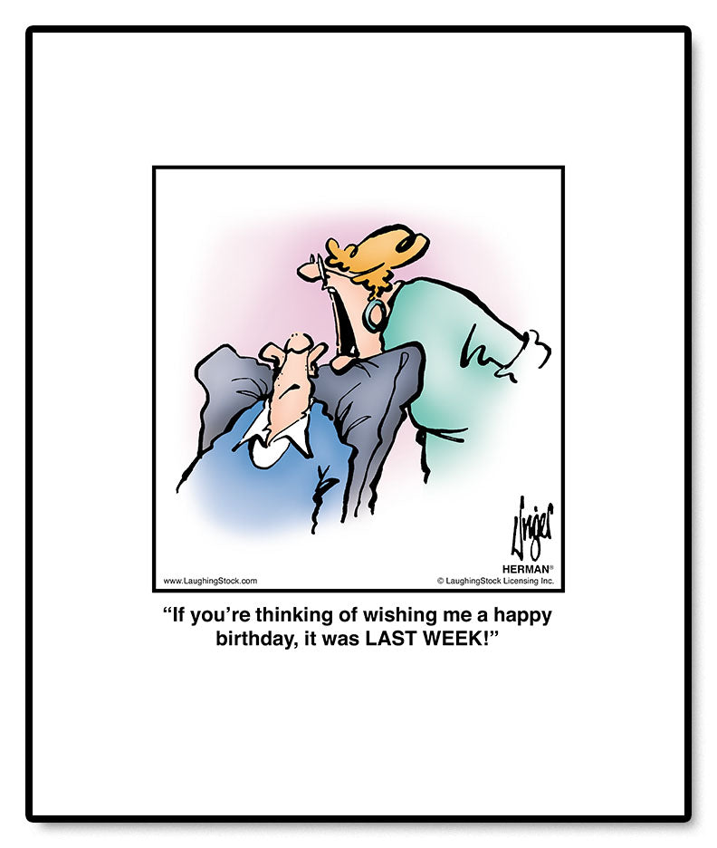 If you’re thinking of wishing me a happy birthday, it was LAST WEEK!