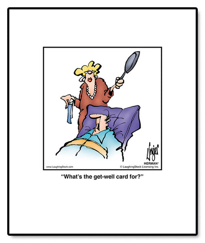 What’s the get-well card for?