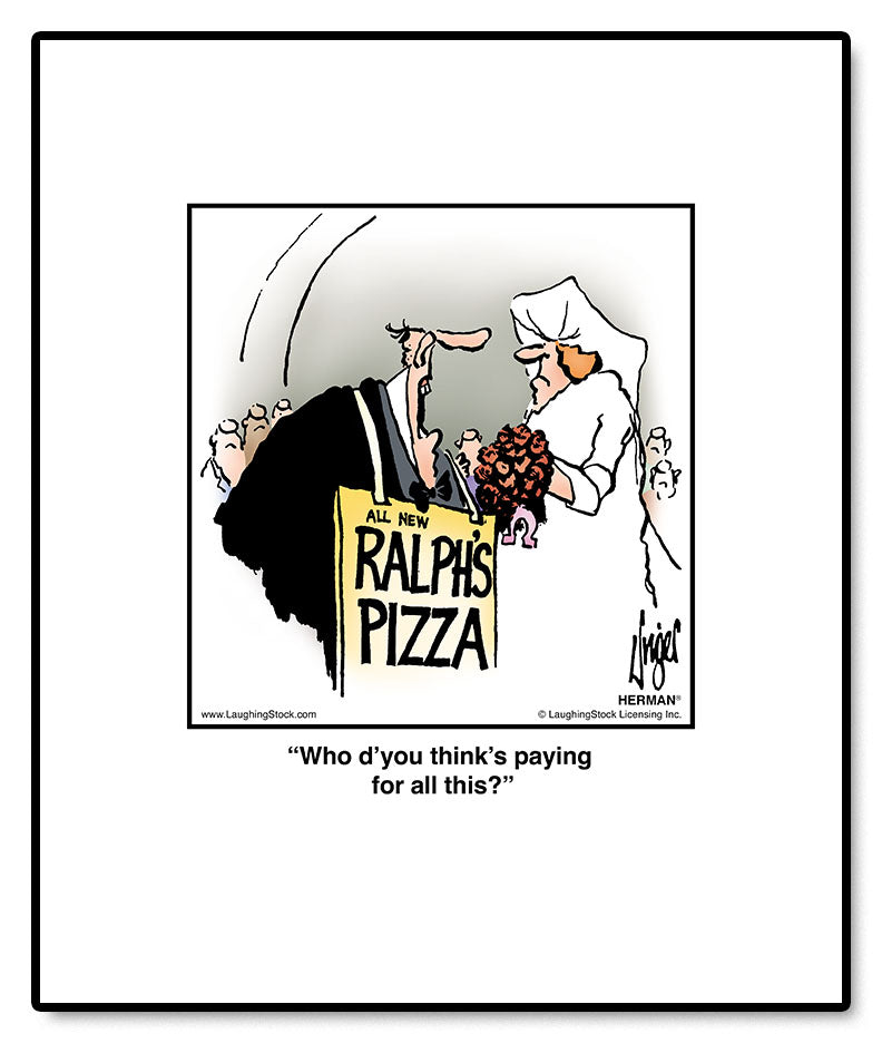 Who d’you think’s paying for all this?