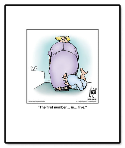 The first number… is… five.