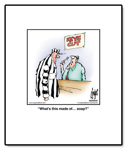 What’s this made of… soap?