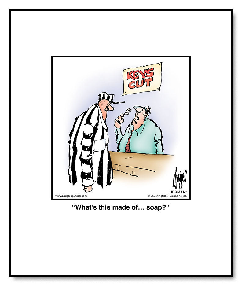 What’s this made of… soap?